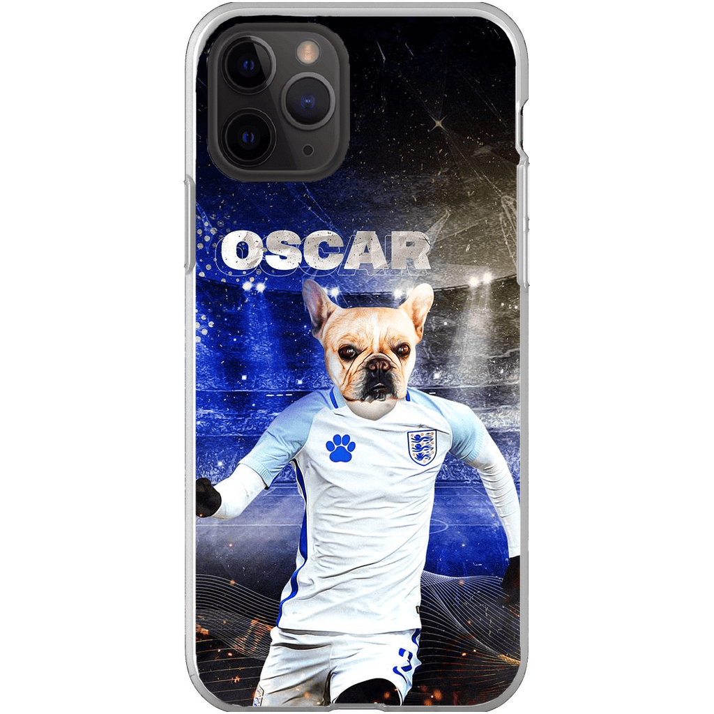 Funda para teléfono personalizada &#39;England Doggos Soccer&#39;