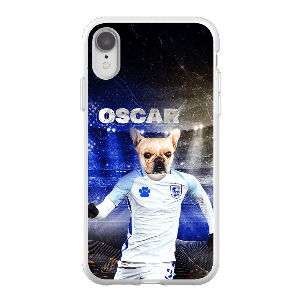 Funda para teléfono personalizada &#39;England Doggos Soccer&#39;