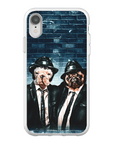 Funda personalizada para teléfono con 2 mascotas 'The Blues Doggos'