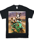 Camiseta personalizada con 2 mascotas 'Kawadawgi Riders'