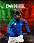 Puzzle personalizado para mascotas 'Italia Doggos Soccer'