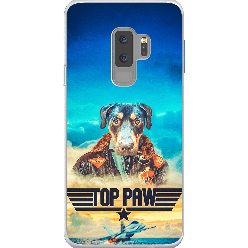 Funda para teléfono personalizada &#39;Top Paw&#39;