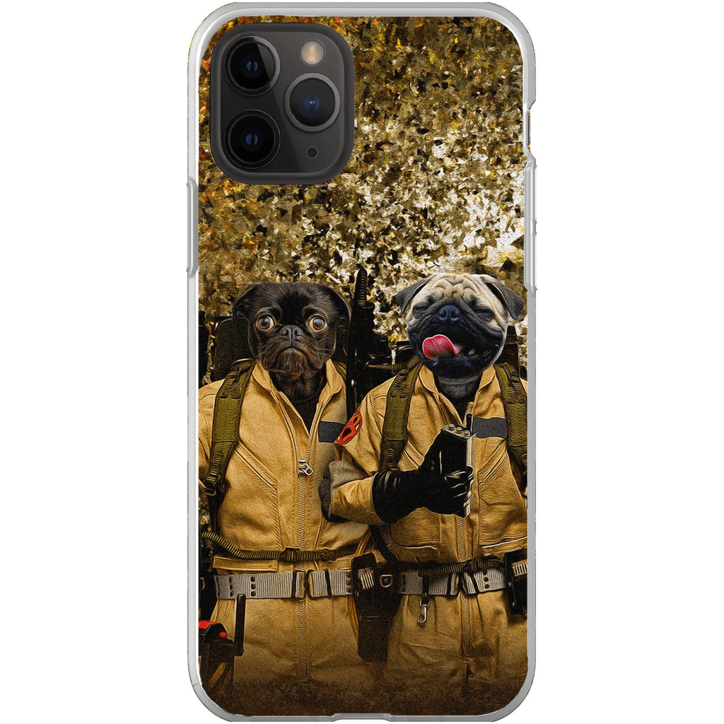 Funda para móvil personalizada con 2 mascotas &#39;Dog Busters&#39;