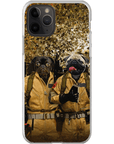 Funda para móvil personalizada con 2 mascotas 'Dog Busters'