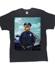 Camiseta personalizada para mascotas 'El oficial de policía'