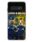 Funda personalizada para teléfono con 2 mascotas 'Scotland Doggos'