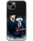 Funda personalizada para teléfono con 2 mascotas 'AC/Doggos'