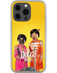 Funda personalizada para teléfono con 2 mascotas 'The Doggo Beatles'