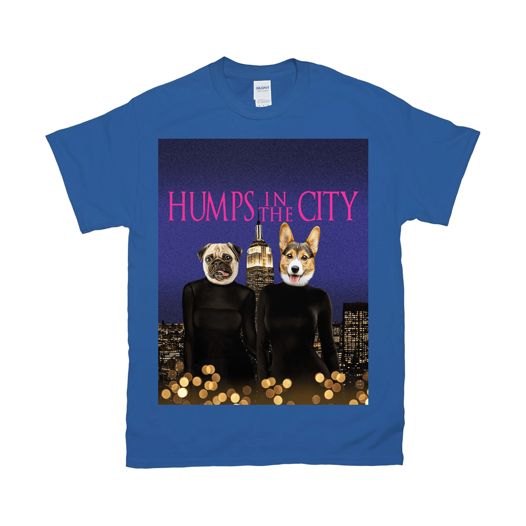 Camiseta personalizada para 2 mascotas &#39;Humps in the City&#39;