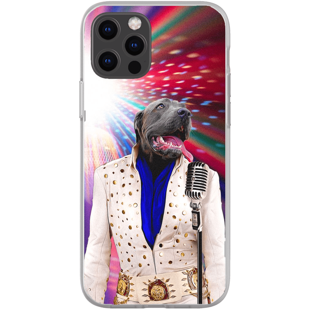 Funda para teléfono personalizada &#39;Elvis Pawsley&#39;