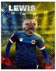 Póster Mascota personalizada 'Scotland Doggos Soccerl'