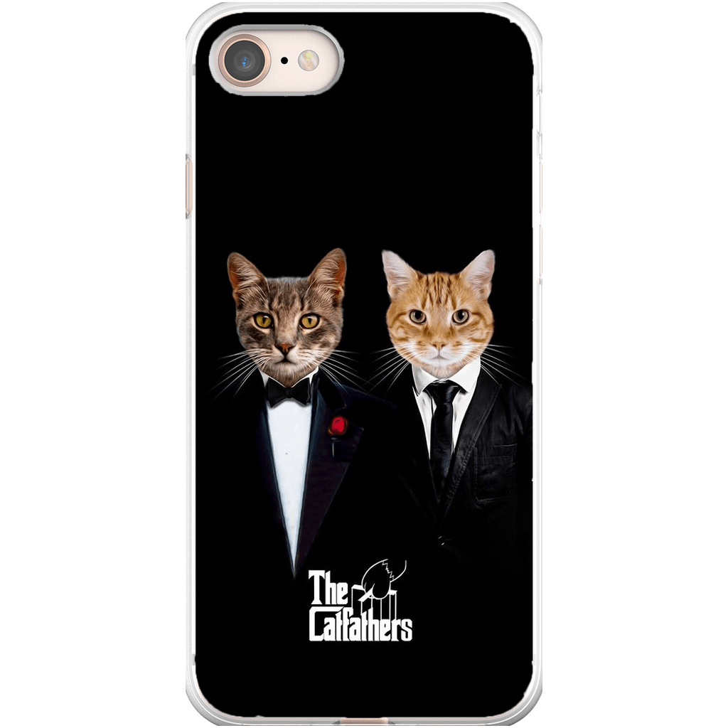 Funda personalizada para teléfono con 2 mascotas &#39;The Catfathers&#39;