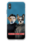 'Trailer Park Dogs 1' Funda personalizada para teléfono con 2 mascotas