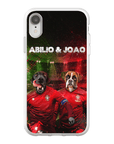 'Portugal Doggos' Funda personalizada para teléfono con 2 mascotas