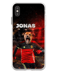 Funda para móvil personalizada 'Belgium Doggos Soccer'