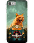 Funda para móvil personalizada 'Jurassic Meow'