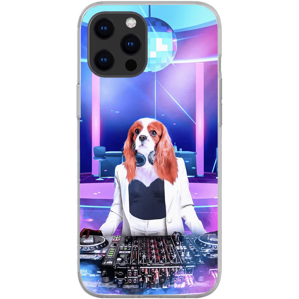 Funda para móvil personalizada &#39;La DJ femenina&#39;