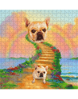 Puzzle personalizado para mascotas 'El puente del arcoíris'