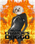 Rompecabezas personalizado para mascotas 'Charlie's Doggo'