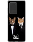 Funda personalizada para teléfono con 2 mascotas 'The Catfathers'