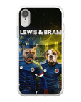 Funda personalizada para teléfono con 2 mascotas 'Scotland Doggos'