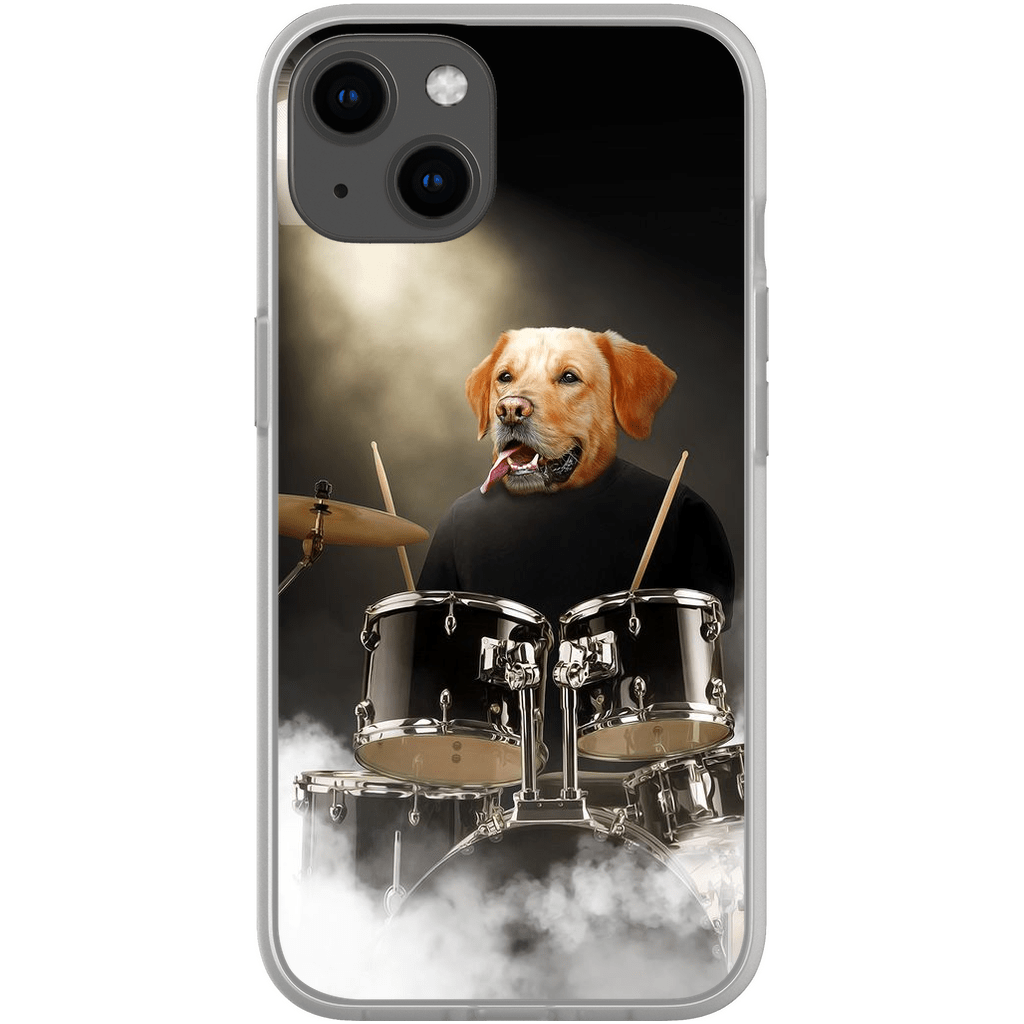 Funda para móvil personalizada &#39;El baterista&#39;