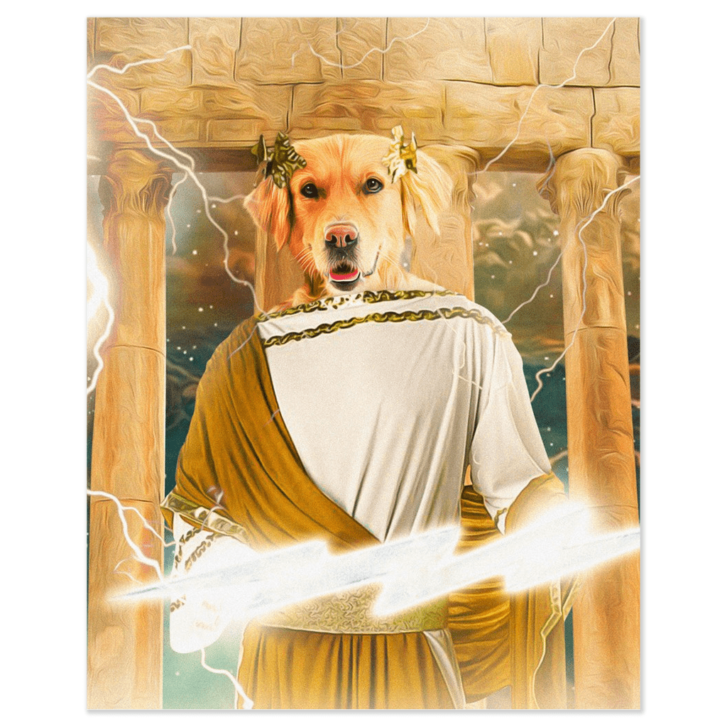 Póster Mascota personalizada &#39;Zeus Doggo&#39;