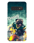 Funda personalizada para teléfono con perro 'Green Bay Doggos'