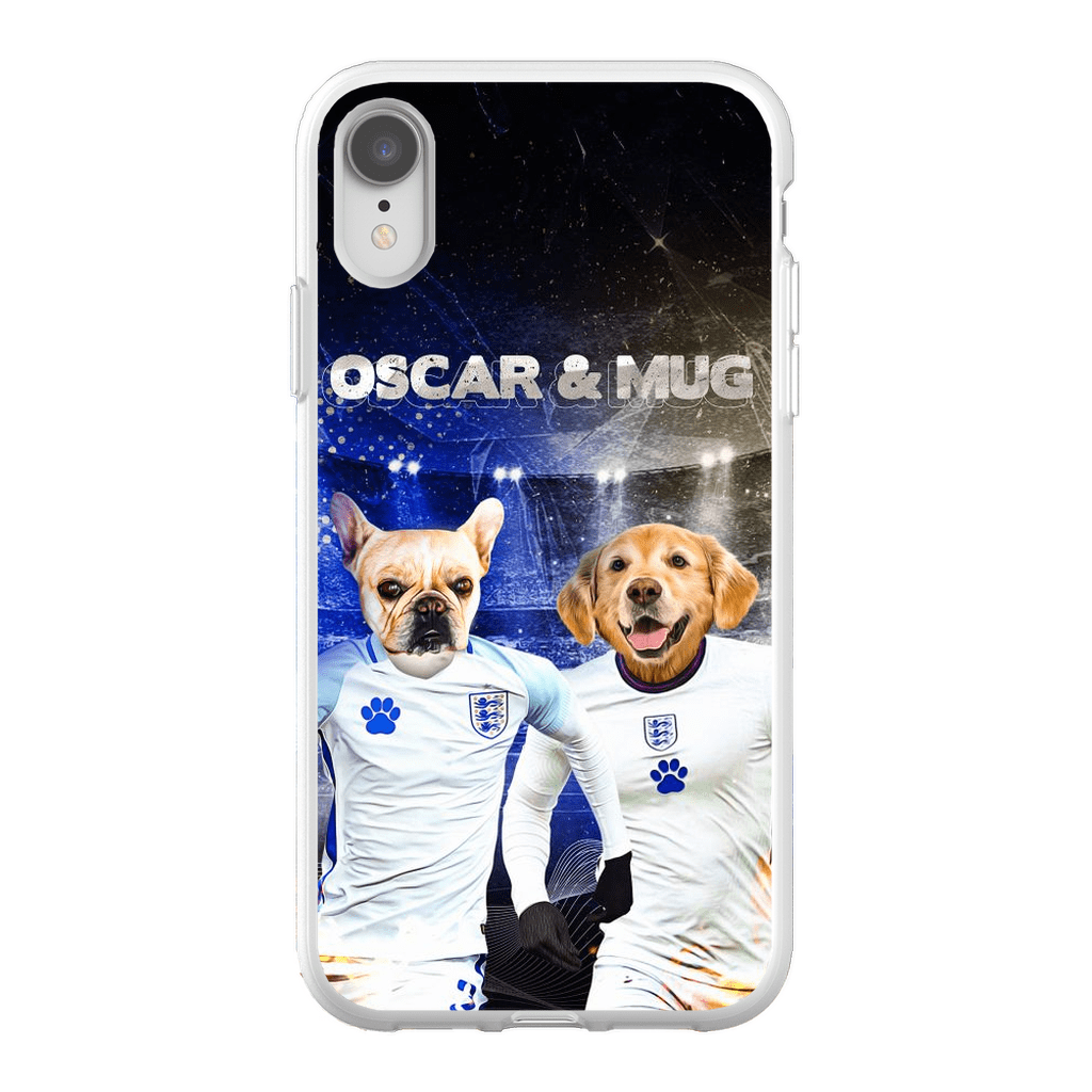 Funda personalizada para teléfono con 2 mascotas &#39;England Doggos&#39;