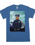 Camiseta personalizada para mascotas 'El oficial de policía'