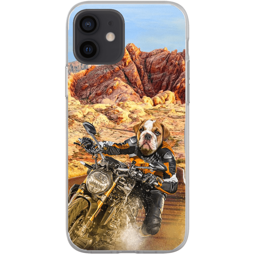 Funda para móvil personalizada &#39;Dogati Rider&#39;