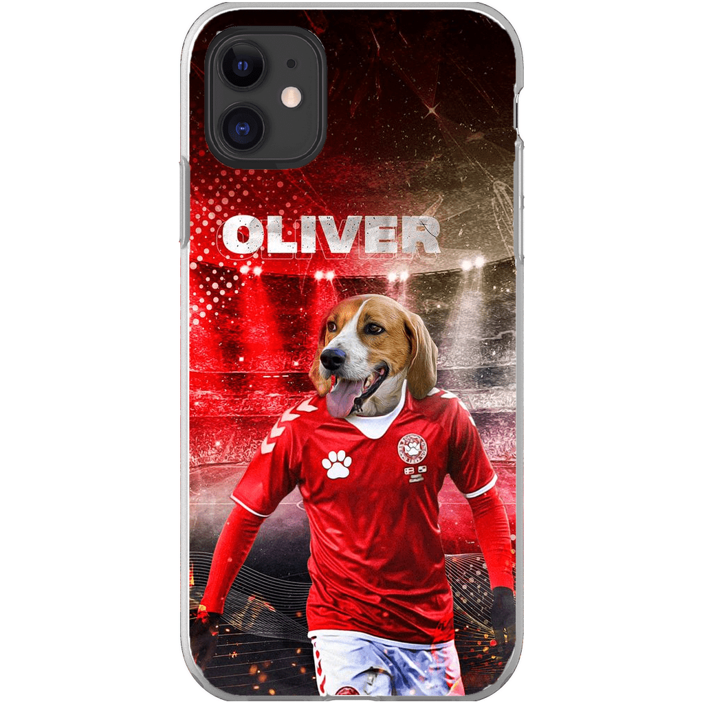 Funda para móvil personalizada &#39;Dinamarca Doggos Soccer&#39;