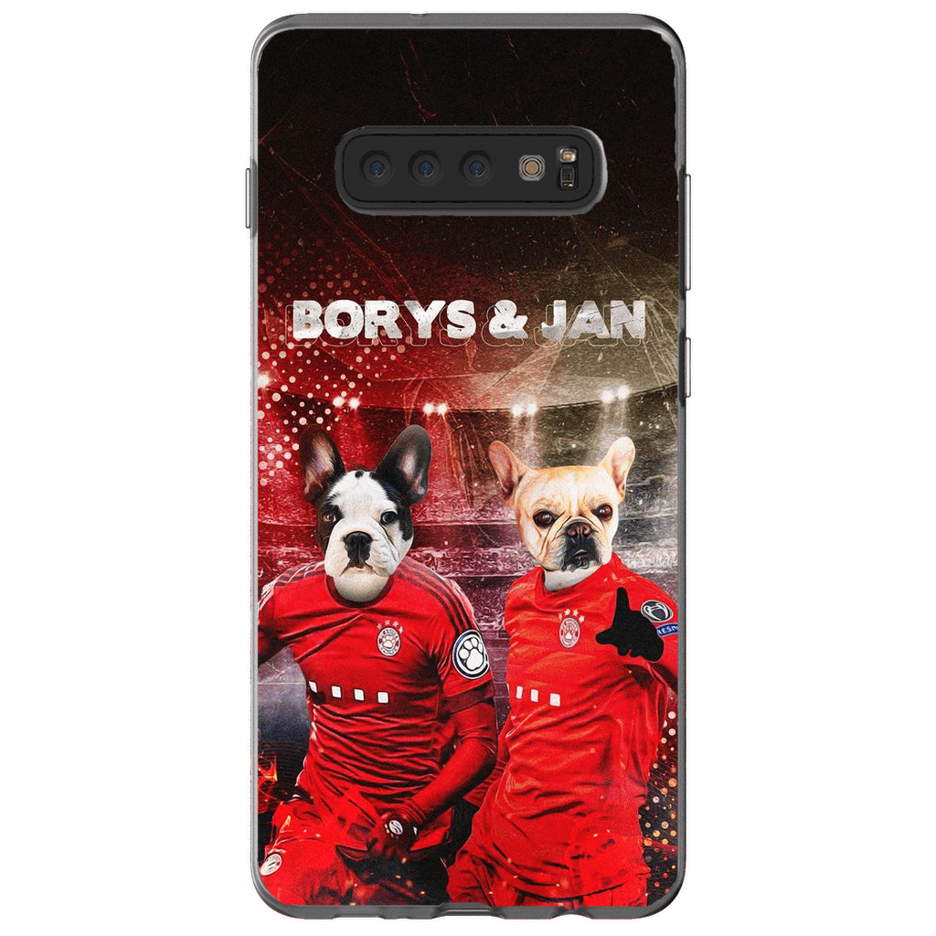 Funda personalizada para teléfono con 2 mascotas &#39;Poland Doggos&#39;