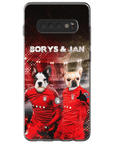 Funda personalizada para teléfono con 2 mascotas 'Poland Doggos'