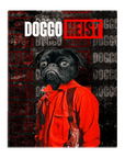 Lienzo personalizado para mascotas 'Doggo Heist 2'