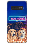 Funda personalizada para teléfono con 2 mascotas 'Doggos of New York'