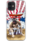 Funda para móvil personalizada 'El luchador de sumo'