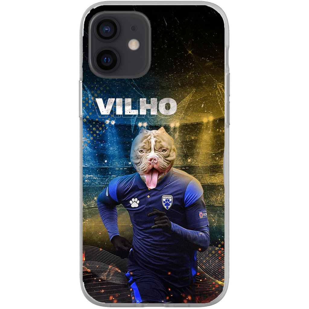 Funda para móvil personalizada &#39;Finland Doggos Soccer&#39;