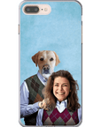 Funda para teléfono personalizada 'Step Doggo &amp; Human (hembra)'