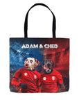 Bolsa de tela personalizada para 2 mascotas 'Czech Doggos'