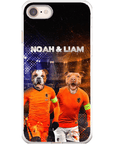 Funda personalizada para teléfono con 2 mascotas 'Holland Doggos'