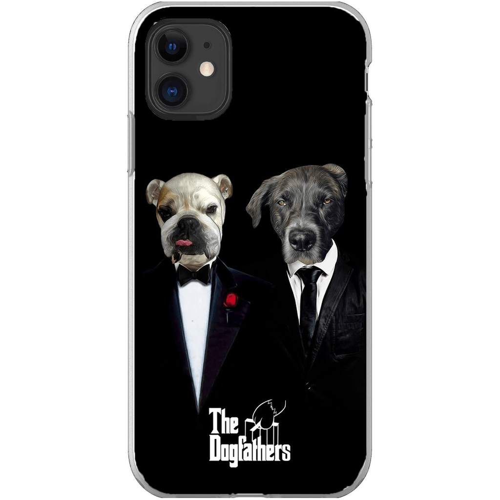 Funda personalizada para teléfono con 2 mascotas &#39;The Dogfathers&#39;