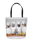 Bolsa Tote Personalizada para 4 Mascotas 'The Chefs'