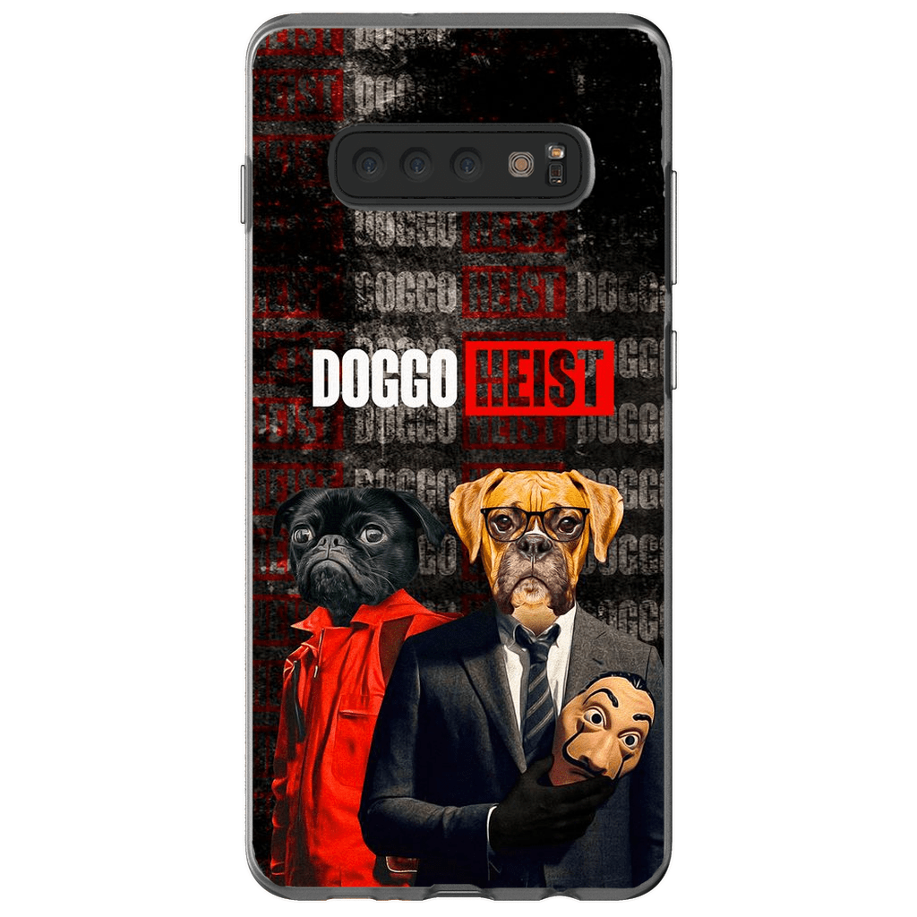 Funda personalizada para teléfono con 2 mascotas &#39;Doggo Heist&#39;