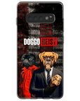 Funda personalizada para teléfono con 2 mascotas 'Doggo Heist'