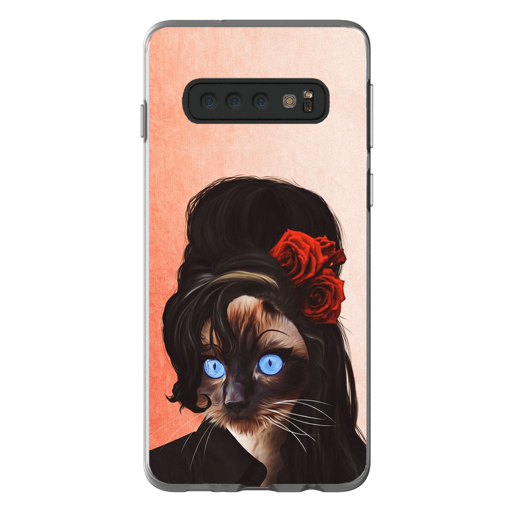 Funda personalizada para teléfono &#39;Amy Cathouse&#39;