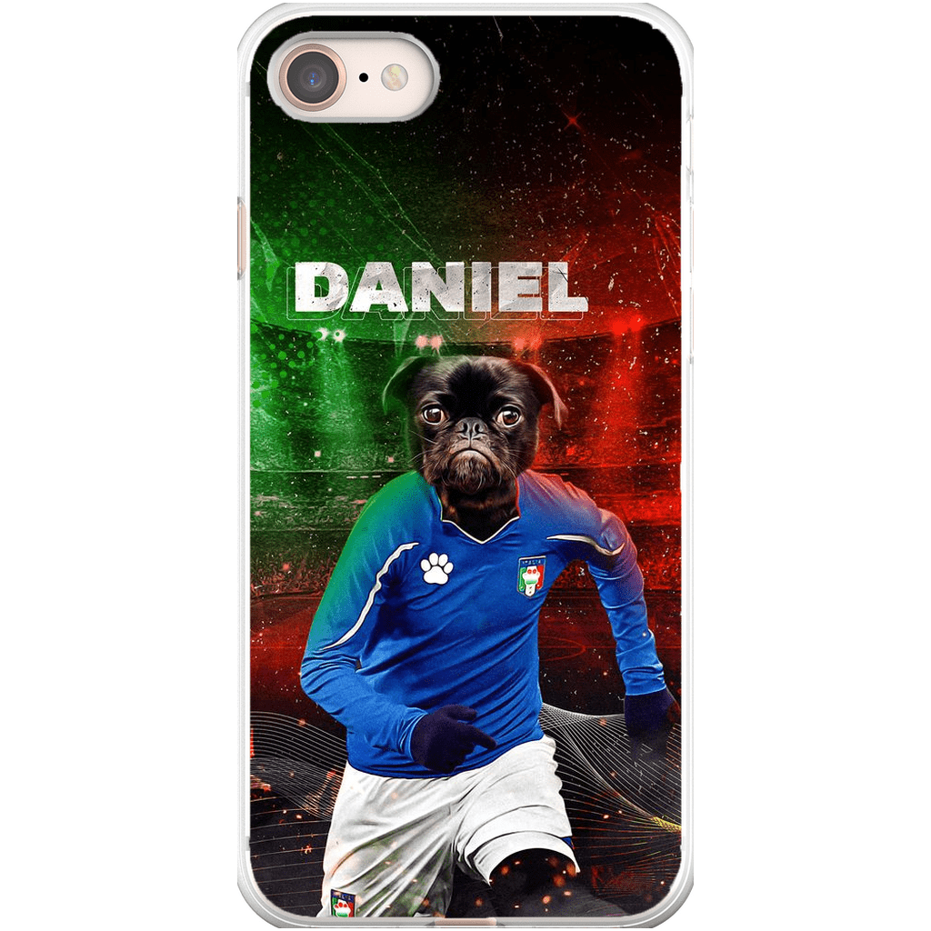 Funda para móvil personalizada &#39;Italia Doggos Soccer&#39;