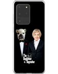 Funda personalizada para teléfono humano o mascota 'The Dogfather &amp; Dogmother'