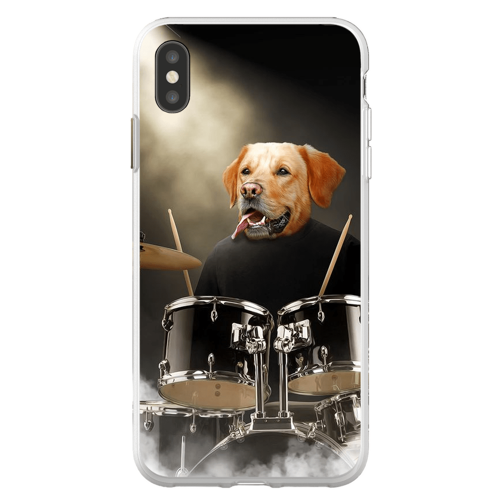 Funda para móvil personalizada &#39;El baterista&#39;