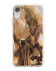 Funda personalizada para teléfono con 2 mascotas 'Yodogg &amp; Jedi-Doggo'